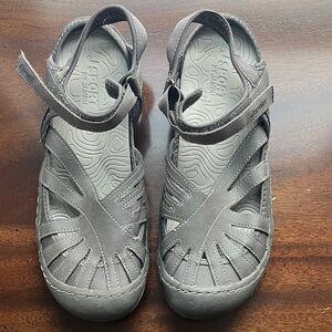 J Sport by Jambu all terrain traction sandals Women’s size 9 grey NWOT Velcro